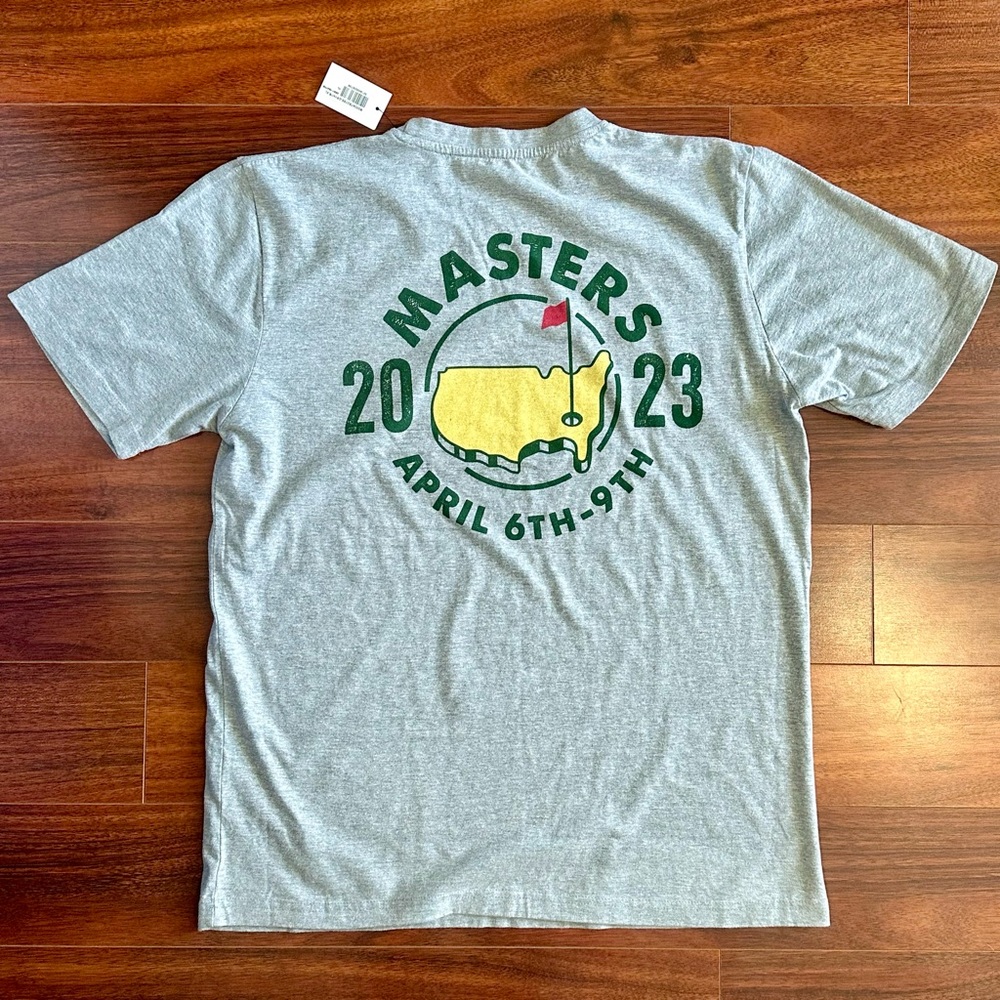 2023 Masters Golf T-Shirt from Augusta National Gray XXL Authentic NWT